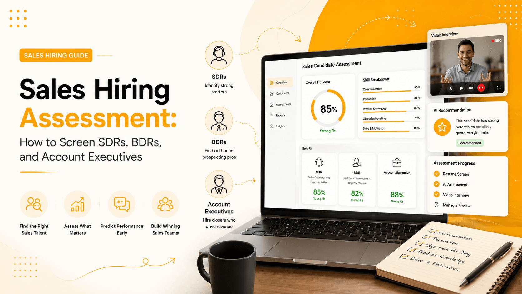 Sales Hiring Assessment: How to Screen SDRs, BDRs, and Account Executives